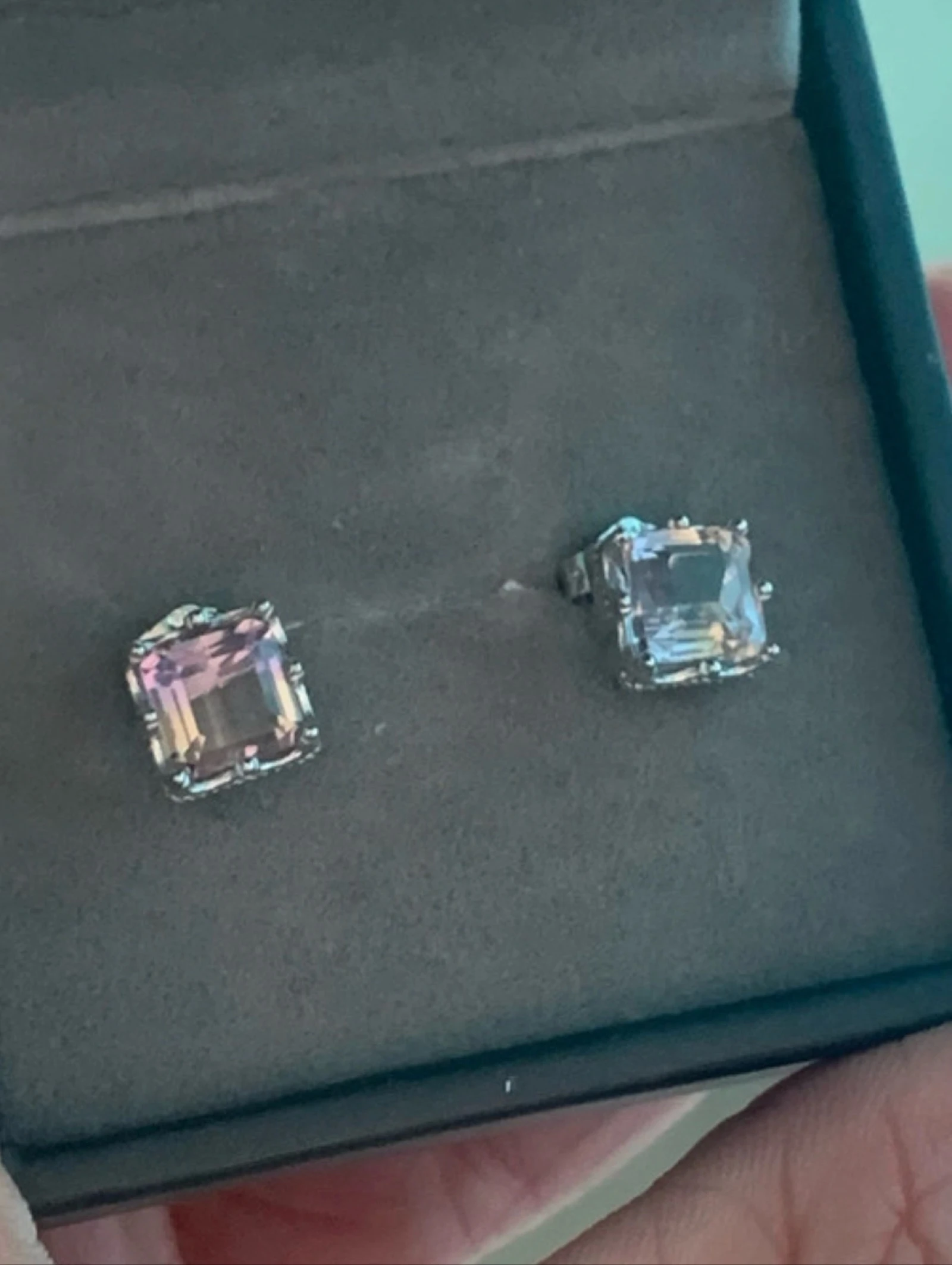 Pendientes de plata con ametrino natural – photo 6